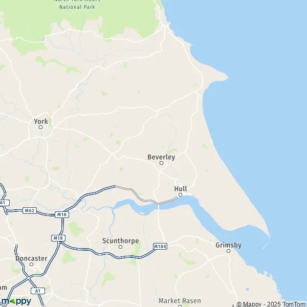 Map Withernsea map of Withernsea (HU19 2) and practical information